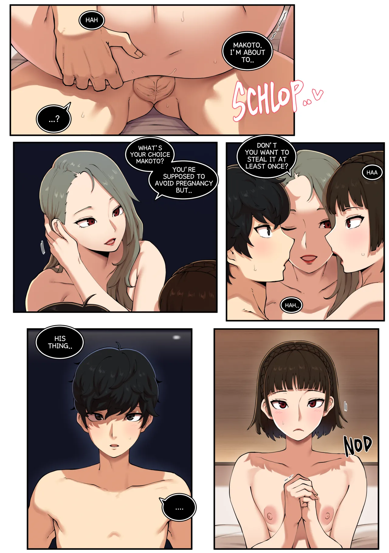 [ABBB] Valentine [English] + [Textless] page 15 featuring sae niijima persona 5 parody - sole male nakadashi hentai manga - read online free