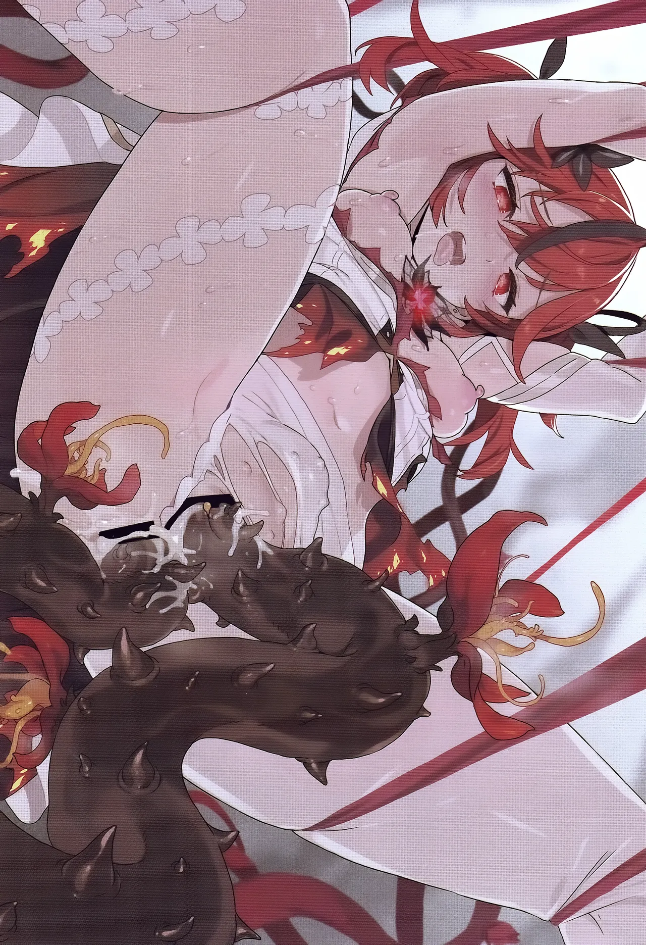 Suki Tume page 13 featuring luciana auxesis theodoro de montefio genshin impact parody - mmf threesome group hentai manga - read online free