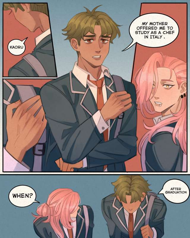 Our Happily Ever After #matchablossom page 26 featuring kaoru sakurayashiki sk8 the infinity parody - kissing schoolboy uniform hentai manga - read online free