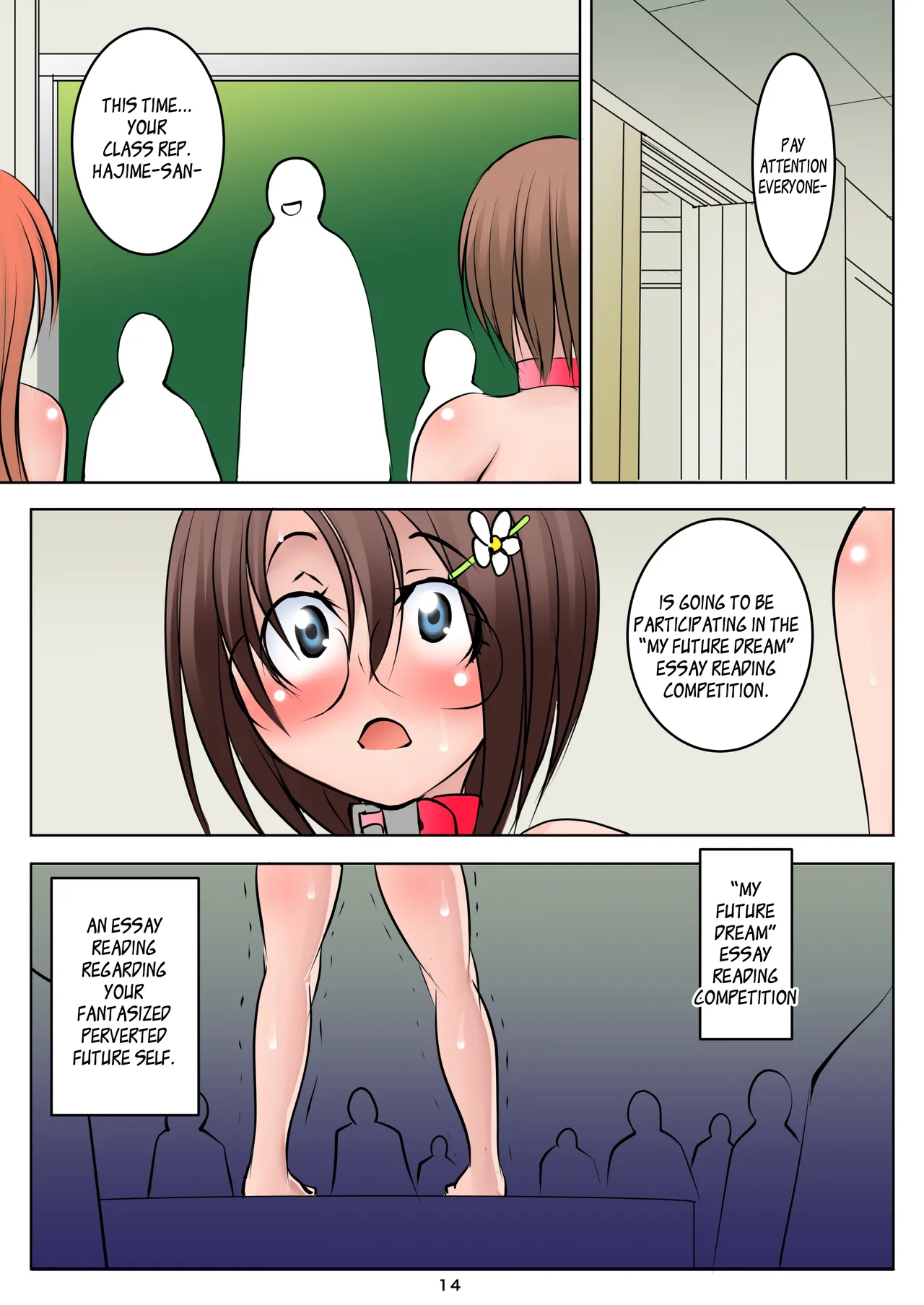 Page 14 of [Algolagnia (Mikoshiro Honnin)] Nanka Mou Story to ka Kangaeru no Mendokusai no de Tadatada Hiwaide Eroi Kyouiku o Suru Dake no Hentai Gakkou... no Manga 2 [English] [CarlJPTL] [Incomplete]