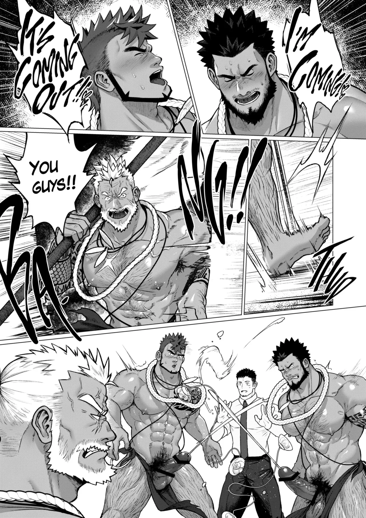 Men of the Tribal Village 2 page 22 original parody - onahole masturbation hentai manga - read online free