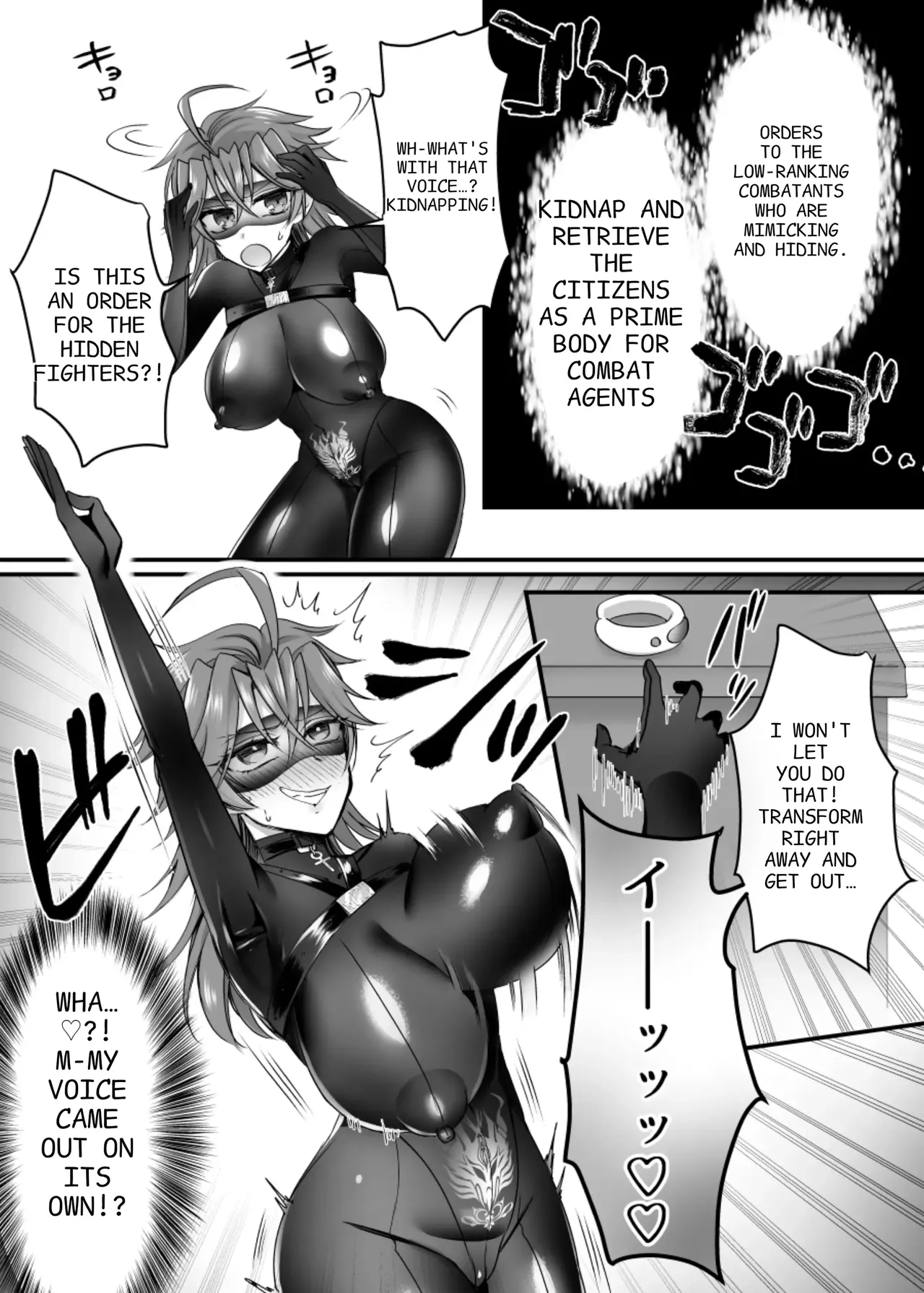 Page 9 of [Amaia Okashi Seisakusho (Moegi Oji-san)] Saber Red ~Seigi no Zako Onna Sentouin Hero~ | Saber Red: The Heroic Female Combatant of Justice [English]