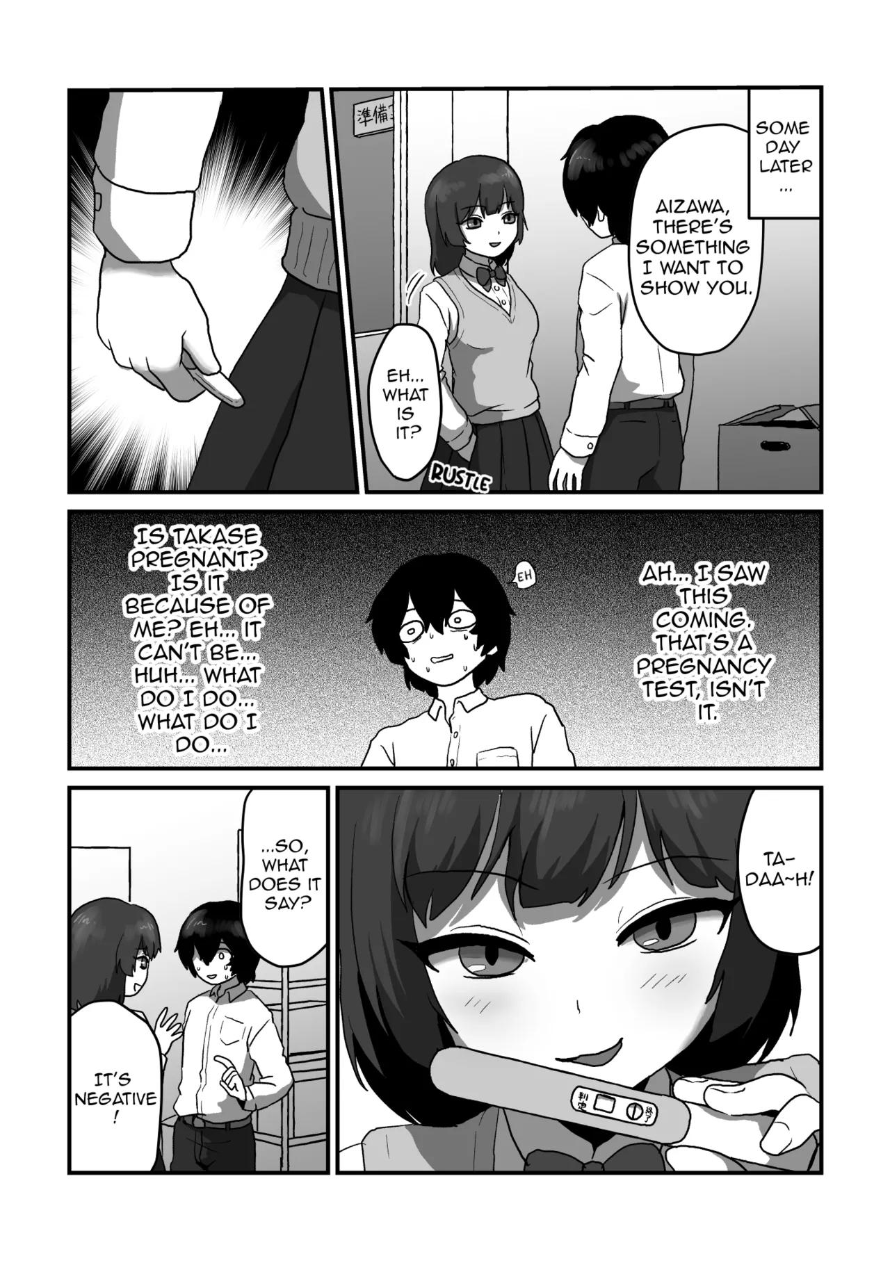 Strawberry Girl and Cherry Boy page 34 original parody - rough translation menstruation hentai manga - read online free