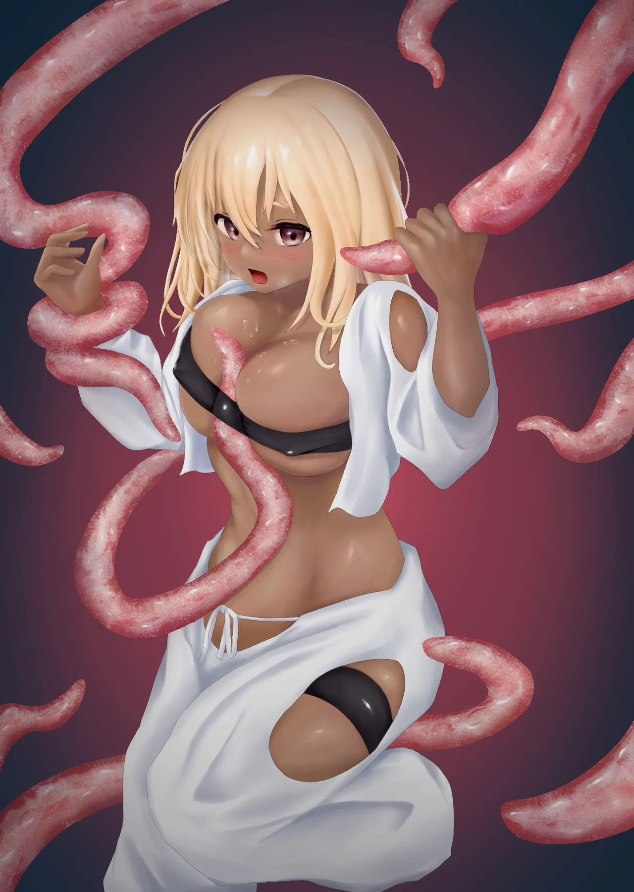 Murano okite Zainin to syokusyu Ep2 page 9 original parody - multi-work series dark skin hentai manga - read online free