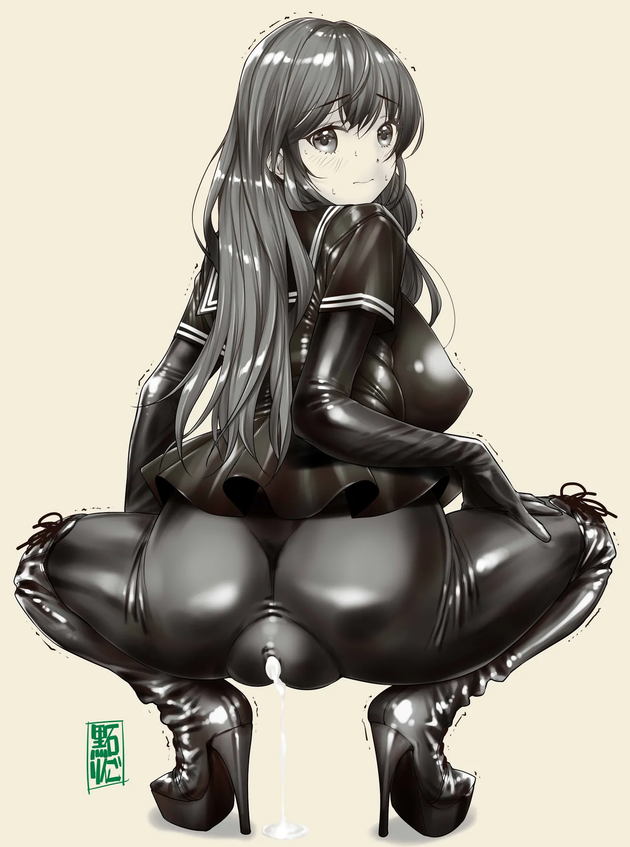 Tekateka seifuku omorashi gakuin - Page 32