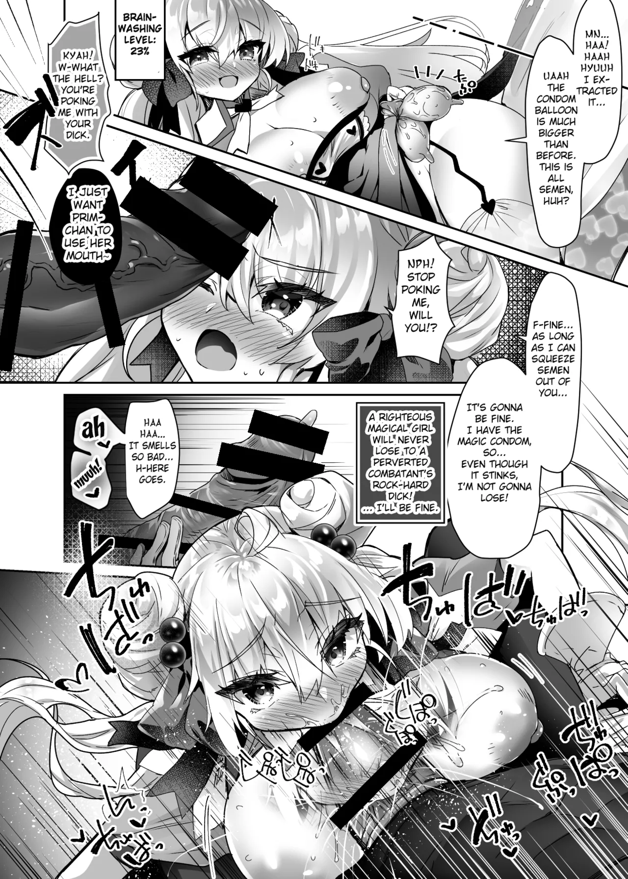 Moto Mahoushoujo ga Iru Fuuzokuten 2 page 22 original parody - big breasts garter belt hentai manga - read online free