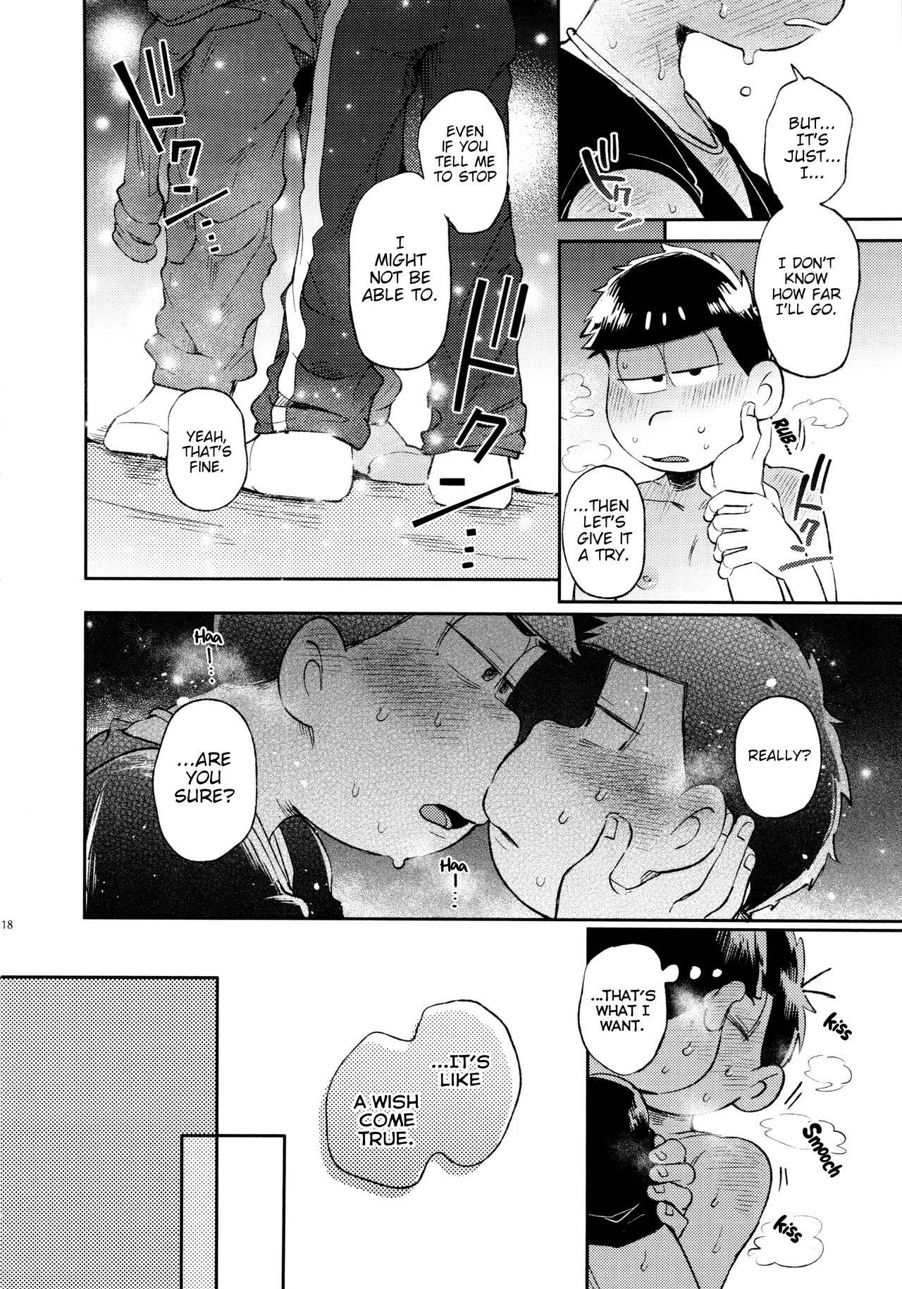 Momoiro netsu tsuki sōshūhen sairoku page 118 featuring karamatsu matsuno osomatsu-san parody - rough translation kissing hentai manga - read online free