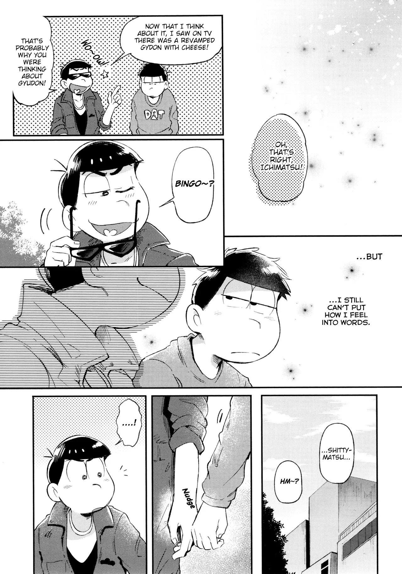 Momoiro netsu tsuki sōshūhen sairoku page 143 featuring karamatsu matsuno osomatsu-san parody - rough translation kissing hentai manga - read online free