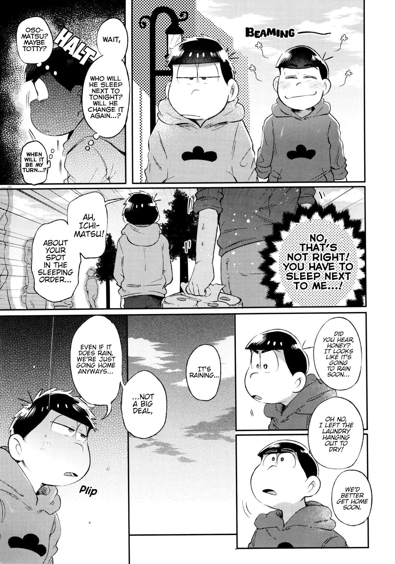 Momoiro netsu tsuki sōshūhen sairoku page 163 featuring karamatsu matsuno osomatsu-san parody - rough translation kissing hentai manga - read online free