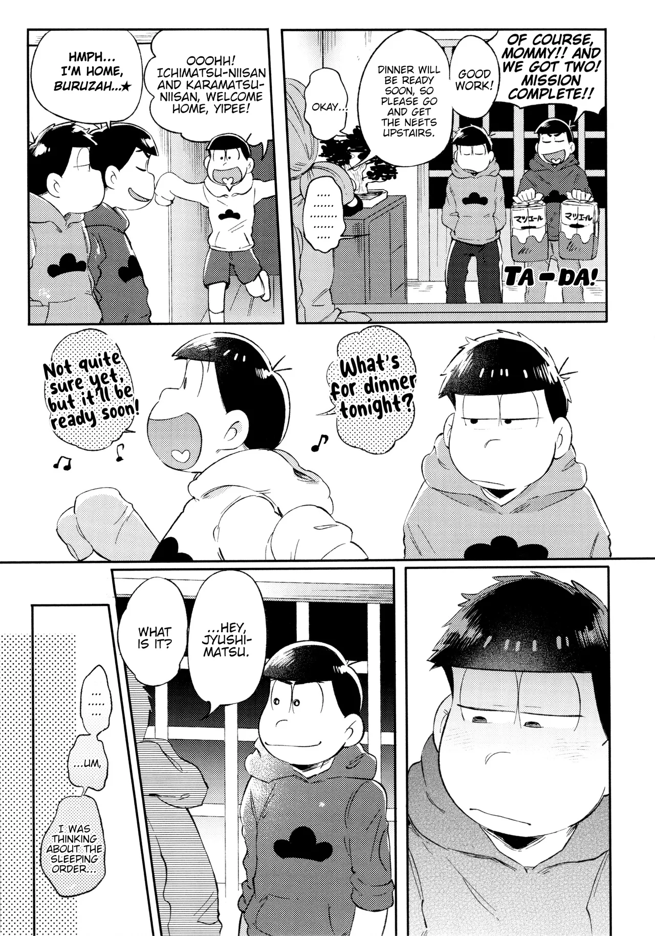Momoiro netsu tsuki sōshūhen sairoku page 197 featuring karamatsu matsuno osomatsu-san parody - rough translation kissing hentai manga - read online free