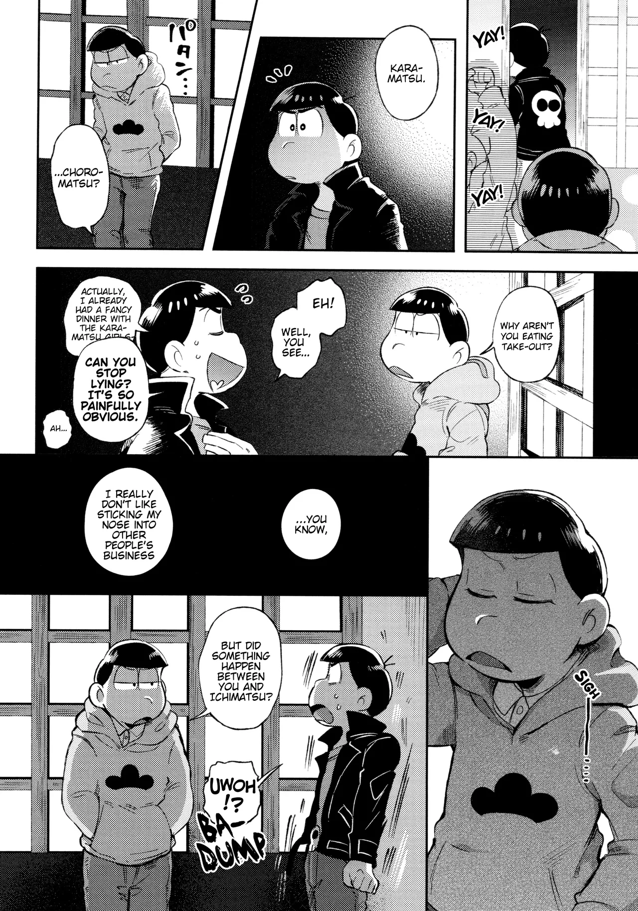 Momoiro netsu tsuki sōshūhen sairoku page 76 featuring karamatsu matsuno osomatsu-san parody - rough translation kissing hentai manga - read online free