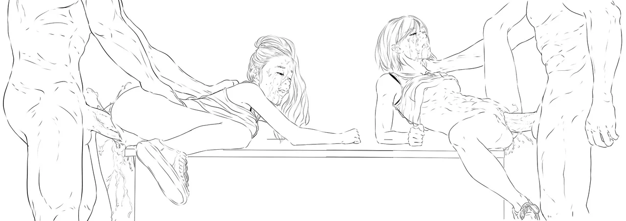 Sketch work over 5 years ago page 32 original parody - sketch lines hentai manga - read online free