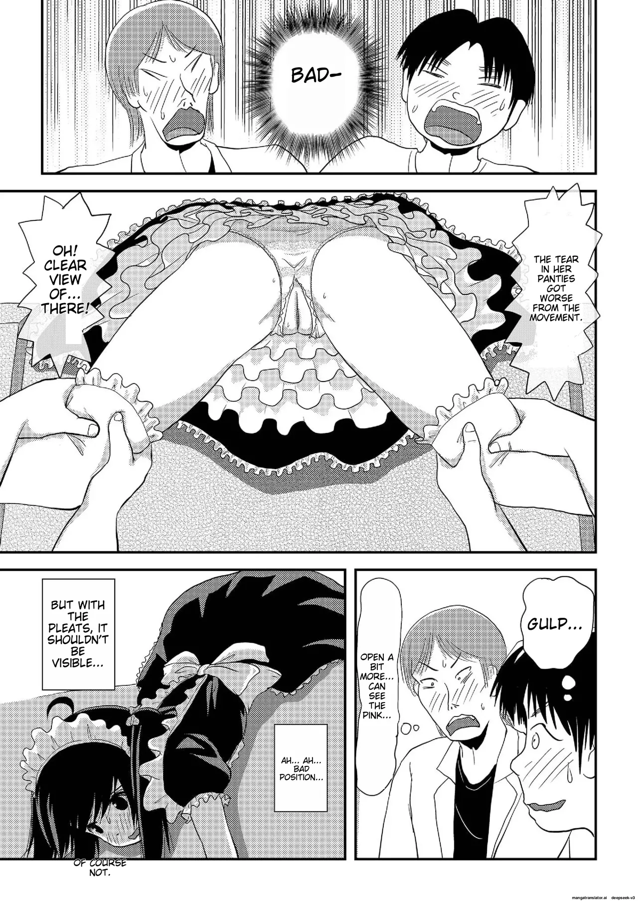 Chiru Roshutsu 17 | Chiru Exposure 17 page 23 original parody - maid shimapan hentai manga - read online free