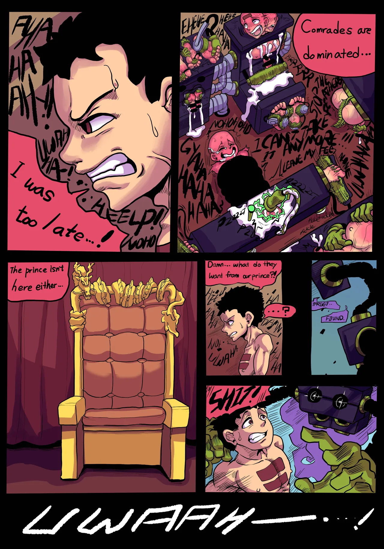 Warrior page 20 original parody - full color muscle hentai manga - read online free