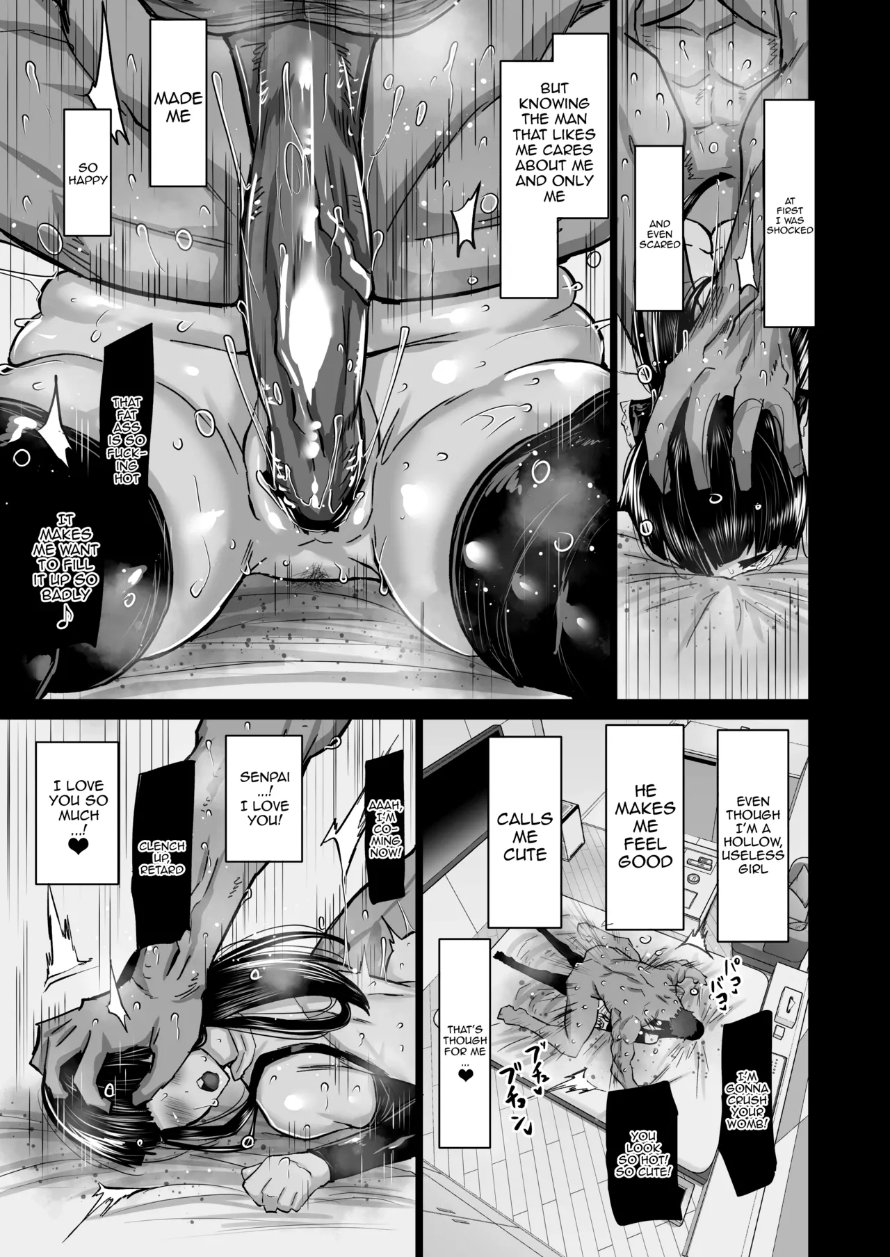 [Chae] Uchiki na Osananajimi wa Moteasobareru. Kimi ga Senpai no Dekachin de Tsugou no Yoi Onaho ni Sareru Made-. | My Timid Childhood Friend Is Being Toyed With - Until Senpai's Huge Dick Turns You Into His Convenient Onahole [English] {Doujins.com} page 62 original parody - squirting sweating hentai manga - read online free