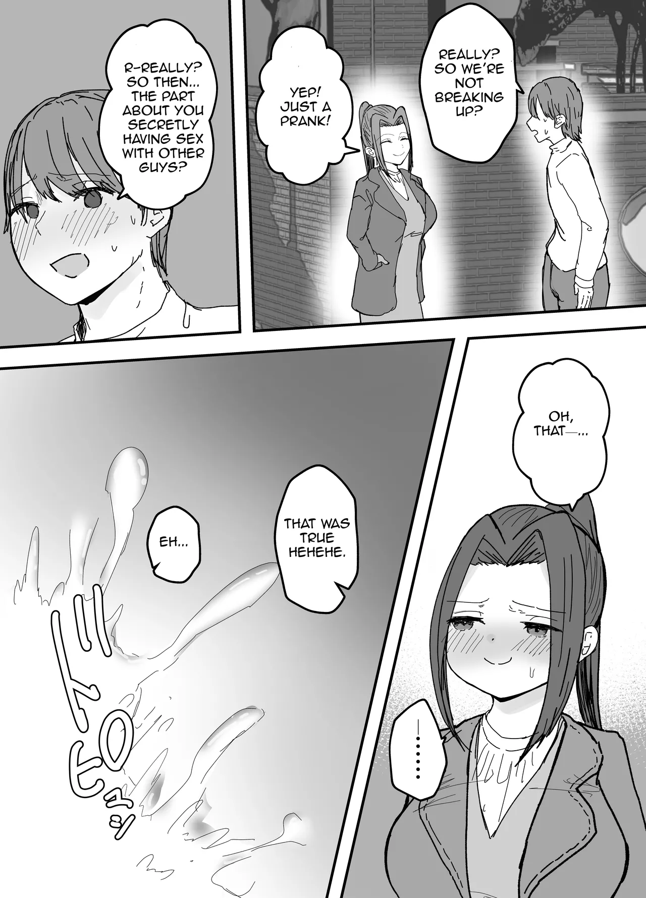 Kendou-bu Shushou no Watashi ga Netorase de Ochiru Wake ga Nai!! | There's no way the captain of the kendo club like me could fall for a cuckoldry!! page 58 original parody - sweating big breasts hentai manga - read online free