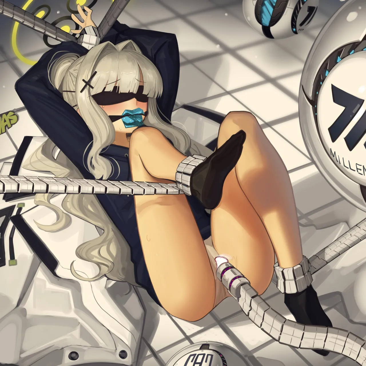 Blue Archive Set page 28 blue archive parody - bondage high heels hentai manga - read online free