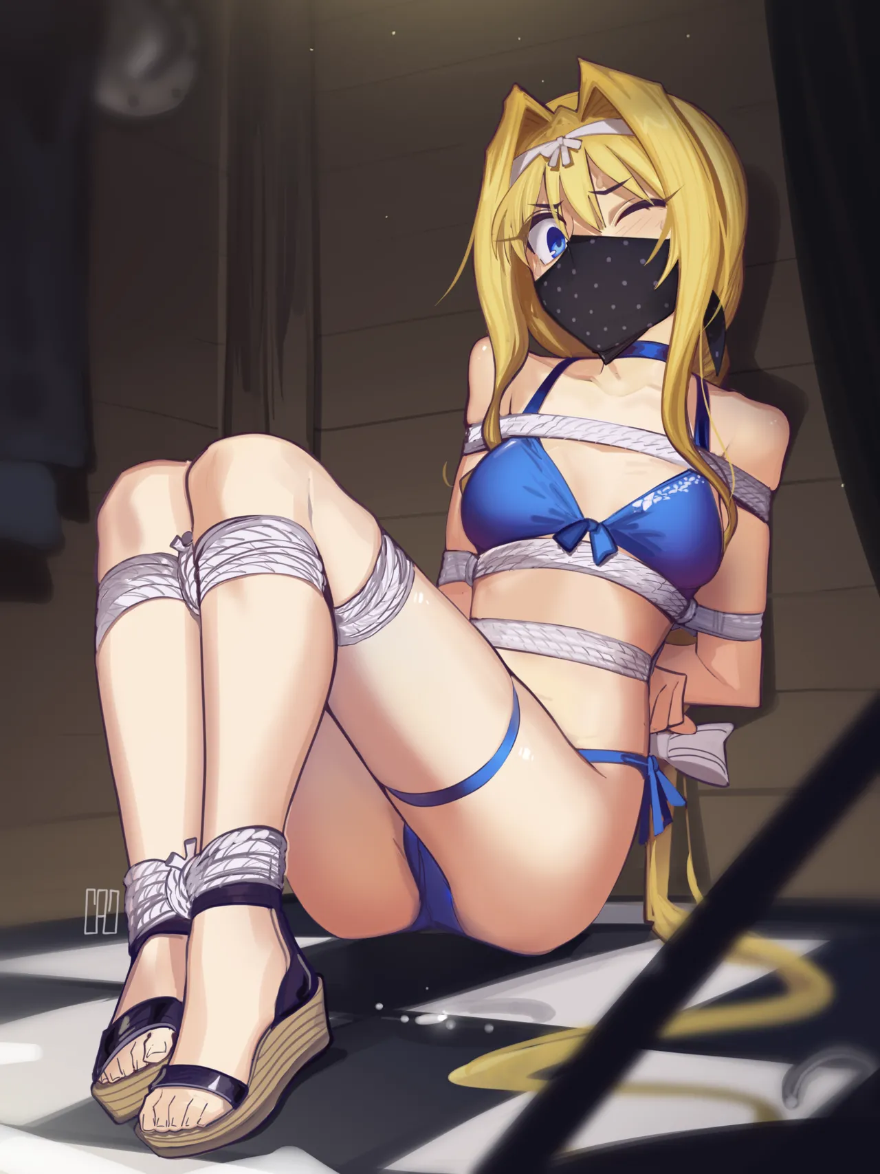 Alice page 14 featuring alice zuberg sword art online parody - sole female bondage hentai manga - read online free