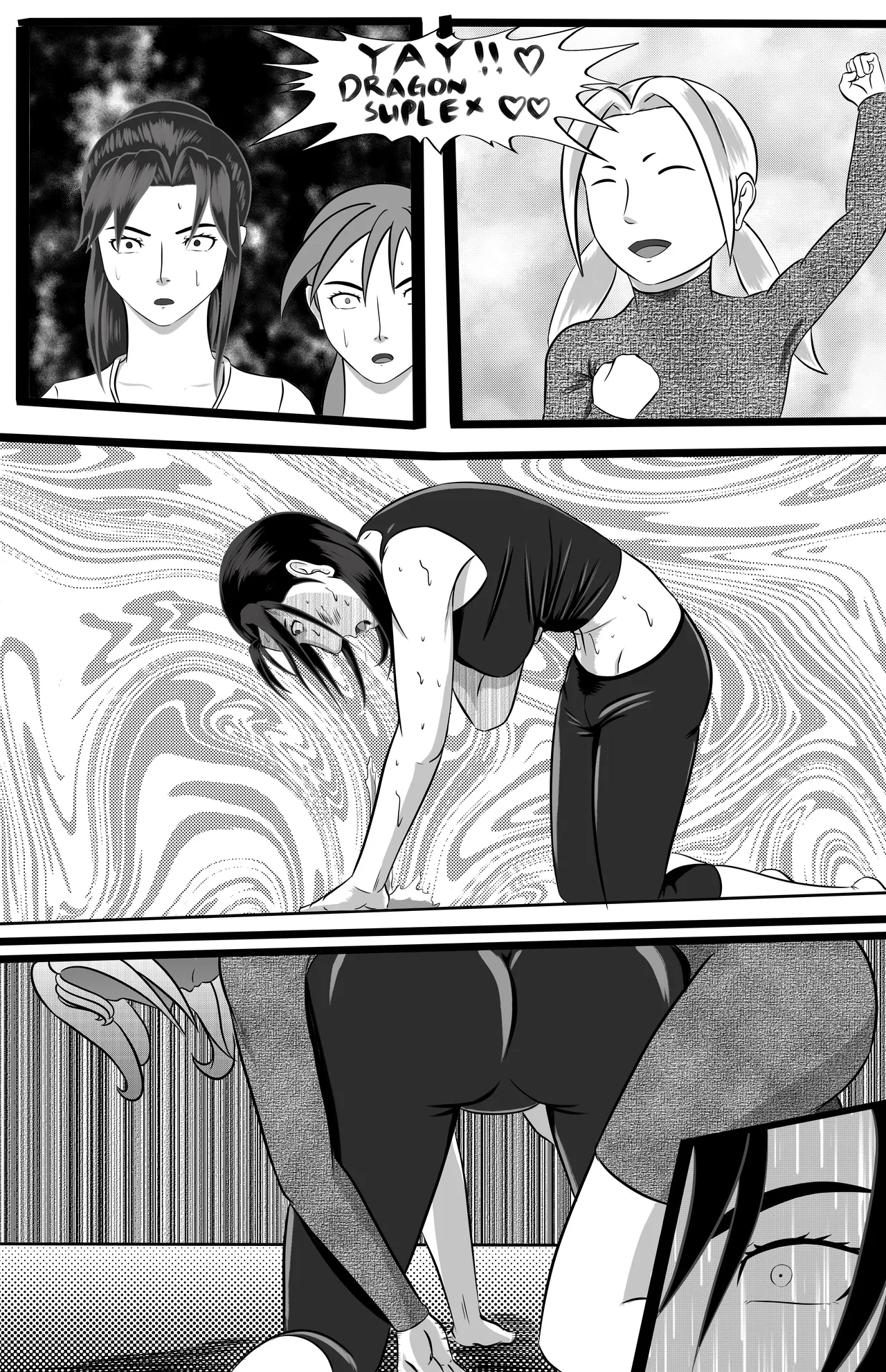Jun Kazama's dojo challenge page 21 featuring jun kazama tekken parody - wrestling catfight hentai manga - read online free