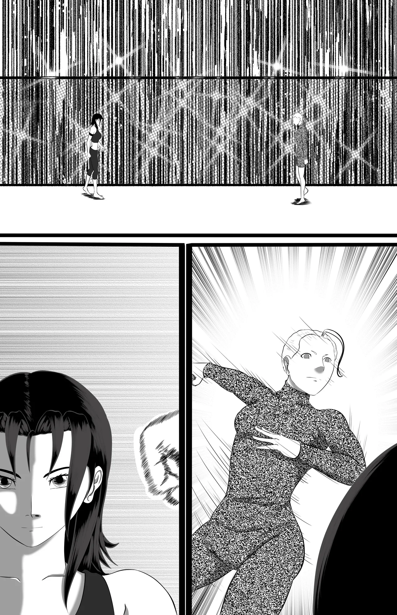 underground tournament page 105 featuring jun kazama virtua fighter parody - ryona wrestling hentai manga - read online free