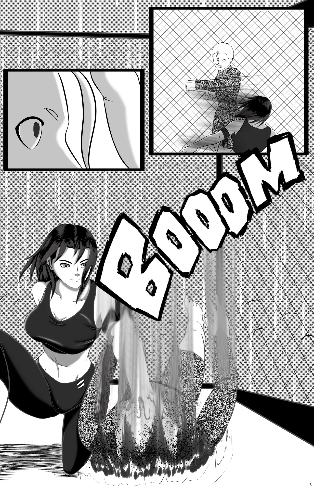 underground tournament page 108 featuring jun kazama virtua fighter parody - ryona wrestling hentai manga - read online free