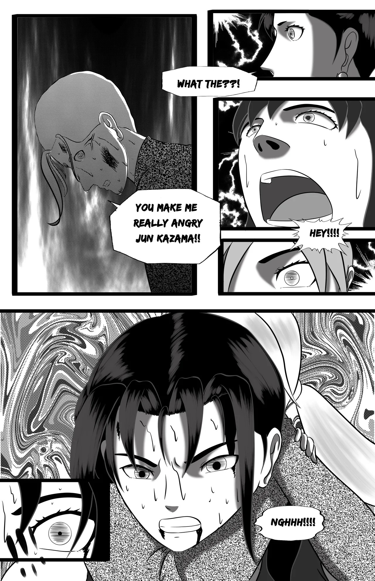 underground tournament page 144 featuring jun kazama virtua fighter parody - ryona wrestling hentai manga - read online free