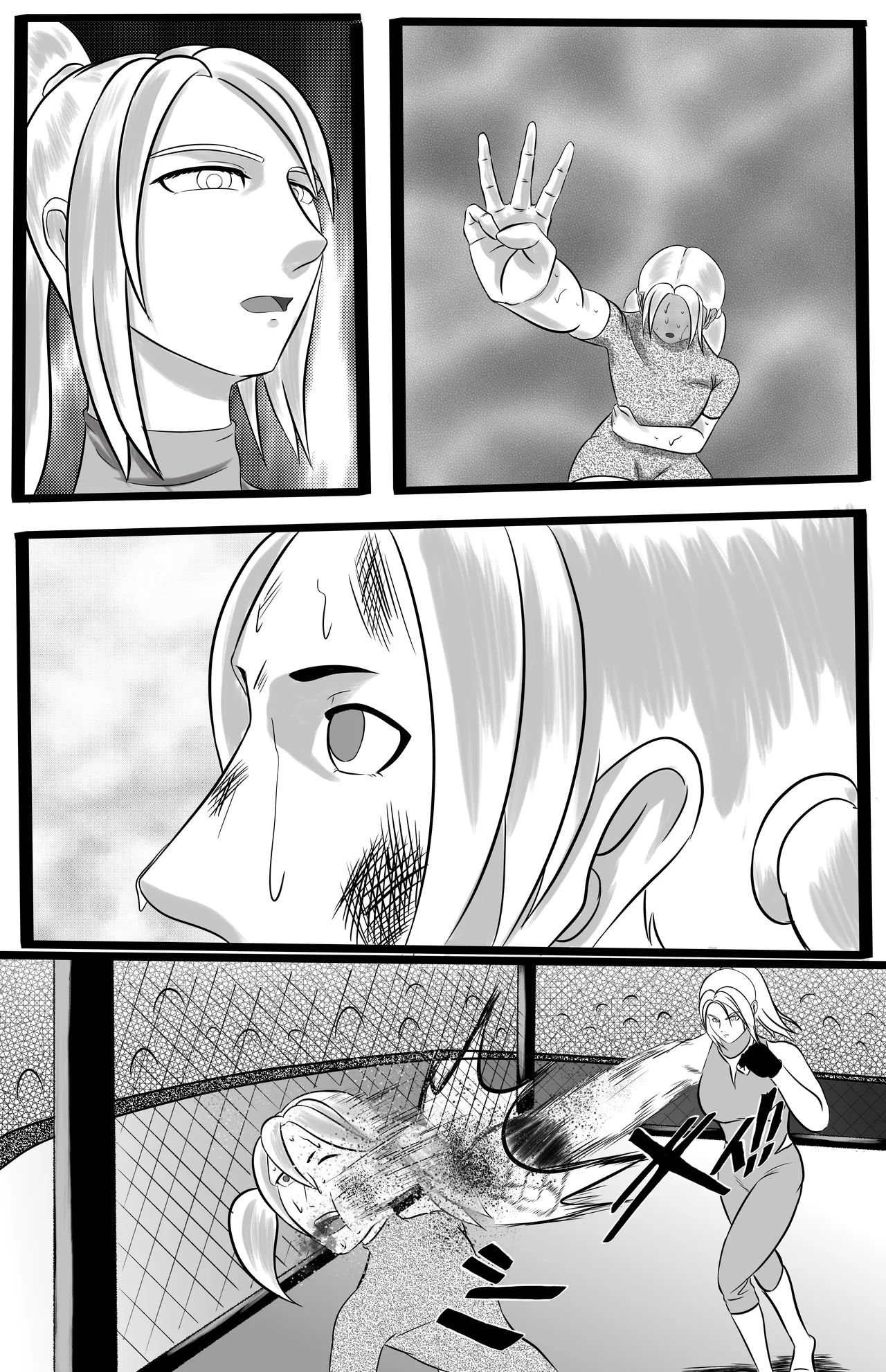 underground tournament page 27 featuring jun kazama virtua fighter parody - ryona wrestling hentai manga - read online free