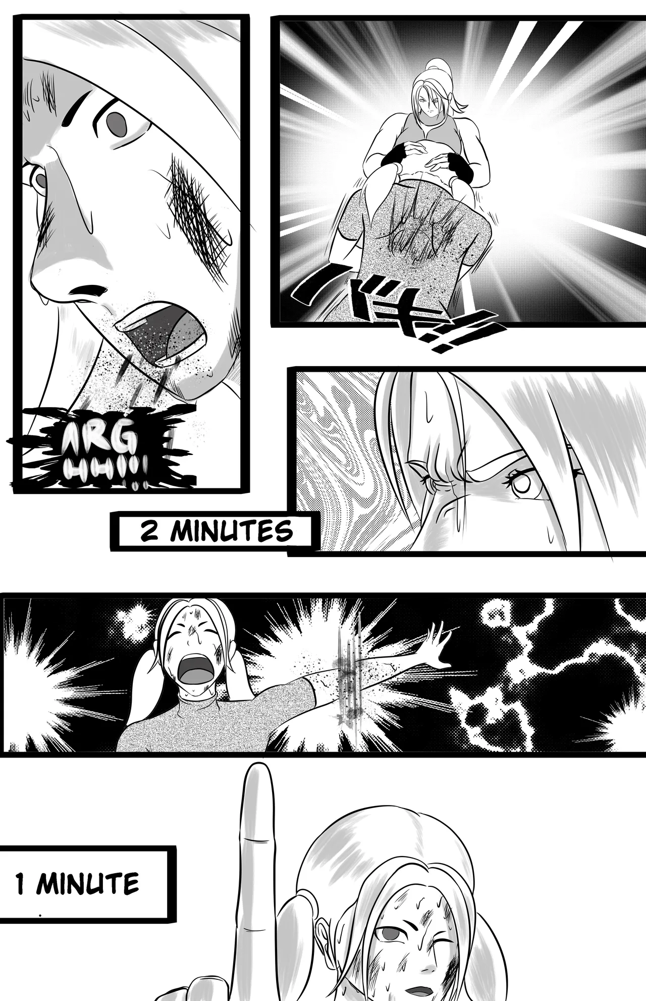 underground tournament page 28 featuring jun kazama virtua fighter parody - ryona wrestling hentai manga - read online free