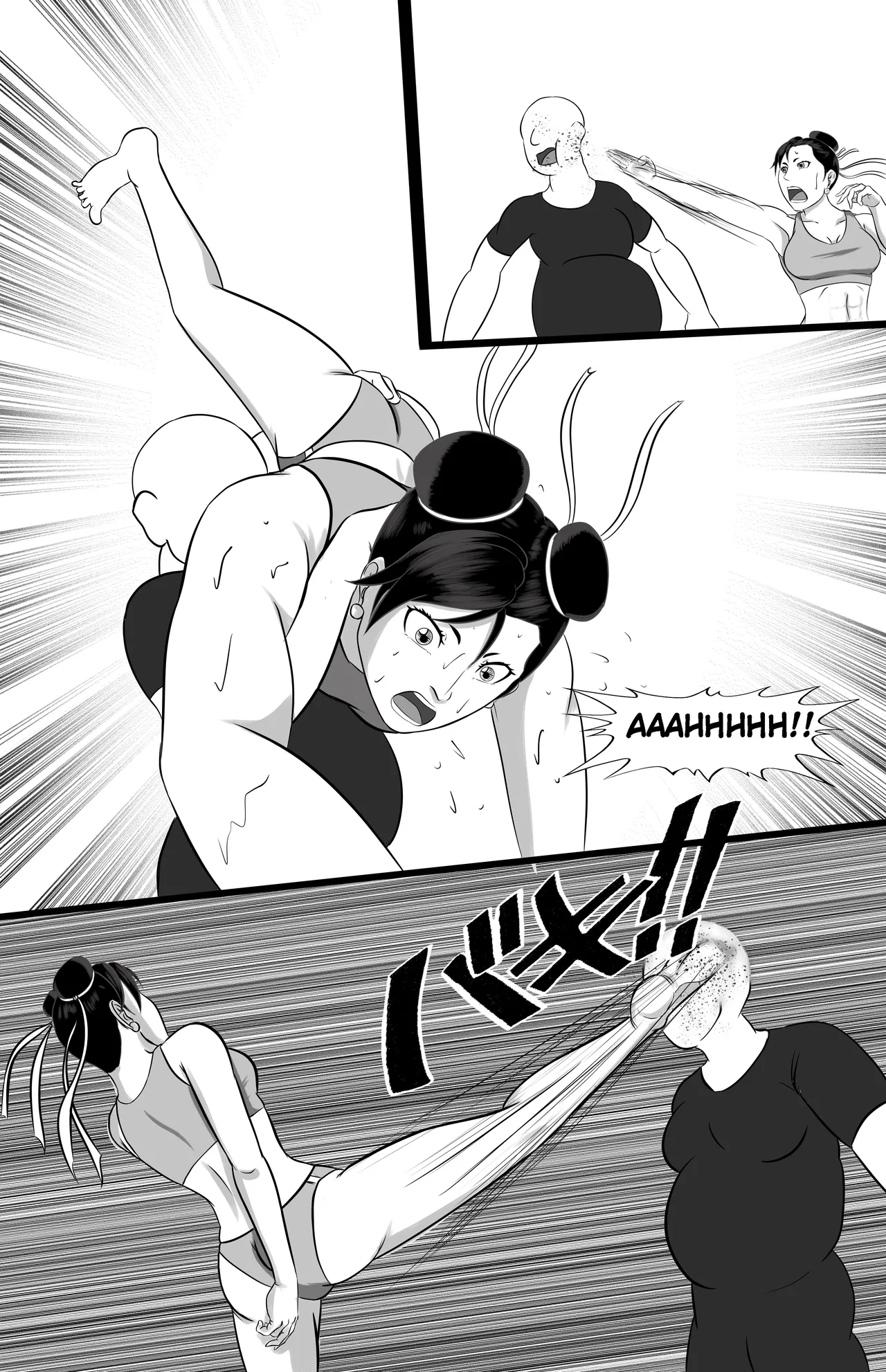 underground tournament page 37 featuring chun-li virtua fighter parody - catfight ryona hentai manga - read online free