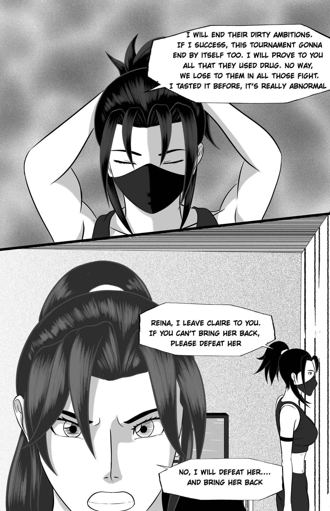 underground tournament page 40 featuring jun kazama virtua fighter parody - ryona wrestling hentai manga - read online free