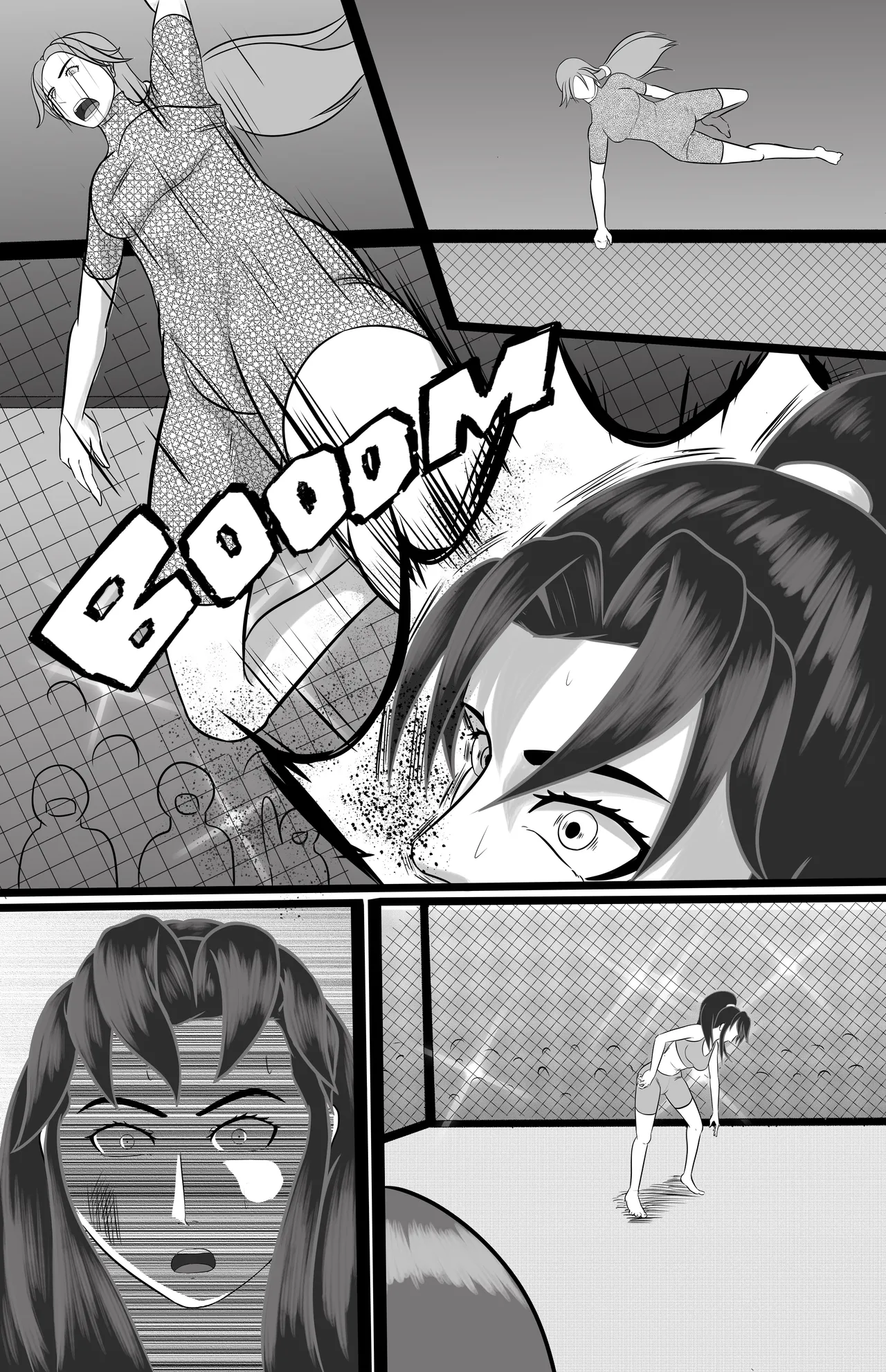 underground tournament page 43 featuring chun-li virtua fighter parody - catfight ryona hentai manga - read online free