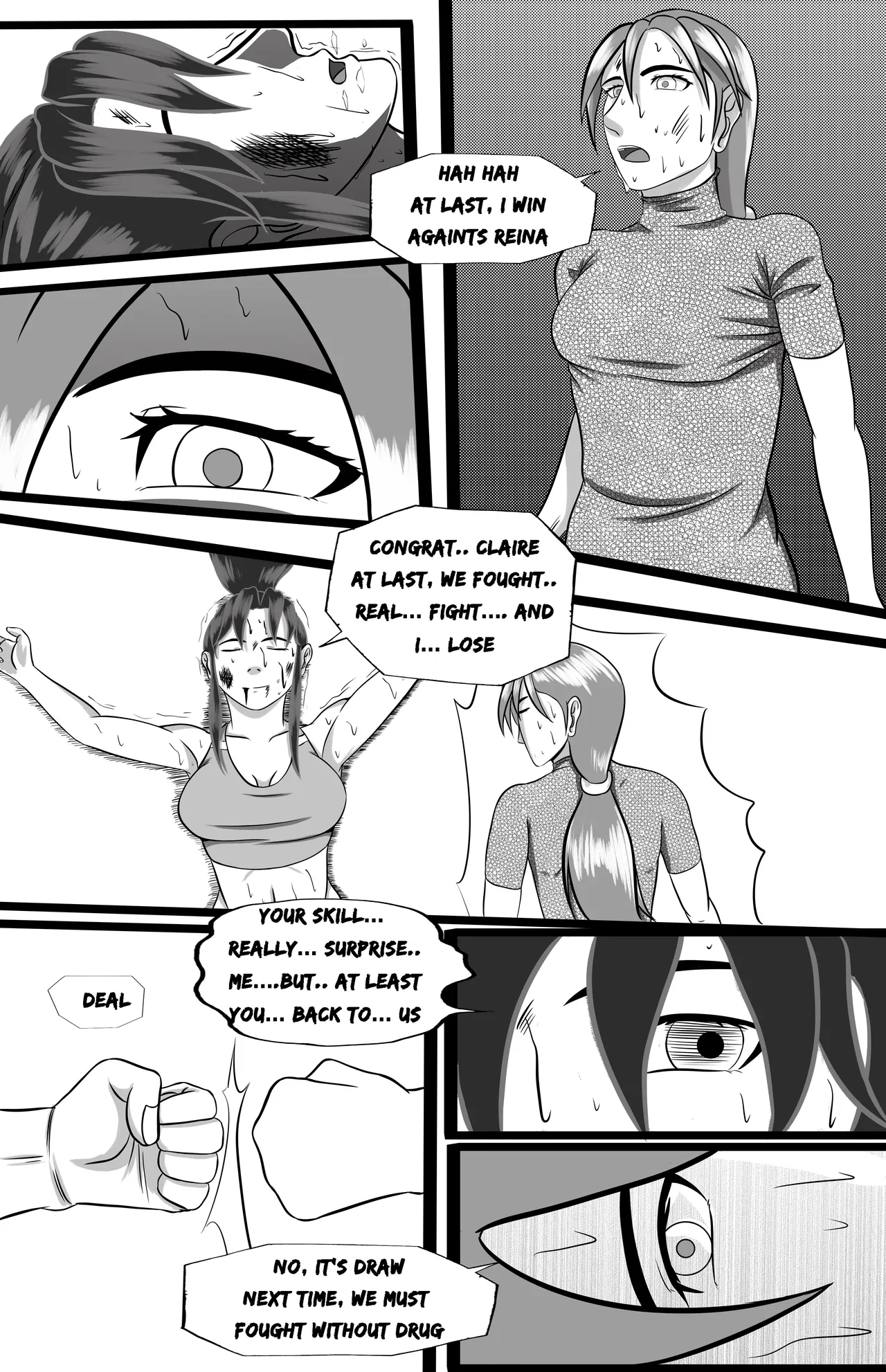 underground tournament page 71 featuring jun kazama virtua fighter parody - ryona wrestling hentai manga - read online free