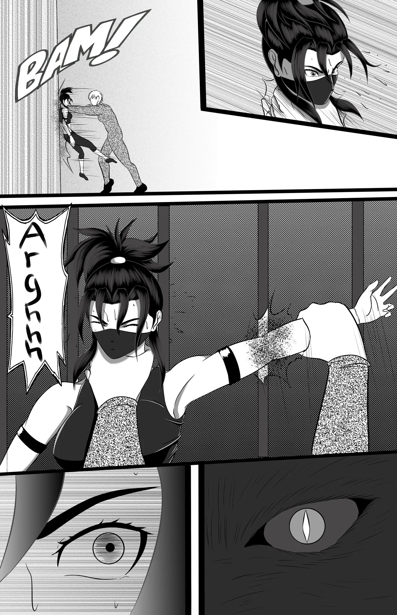 underground tournament page 91 featuring jun kazama virtua fighter parody - ryona wrestling hentai manga - read online free