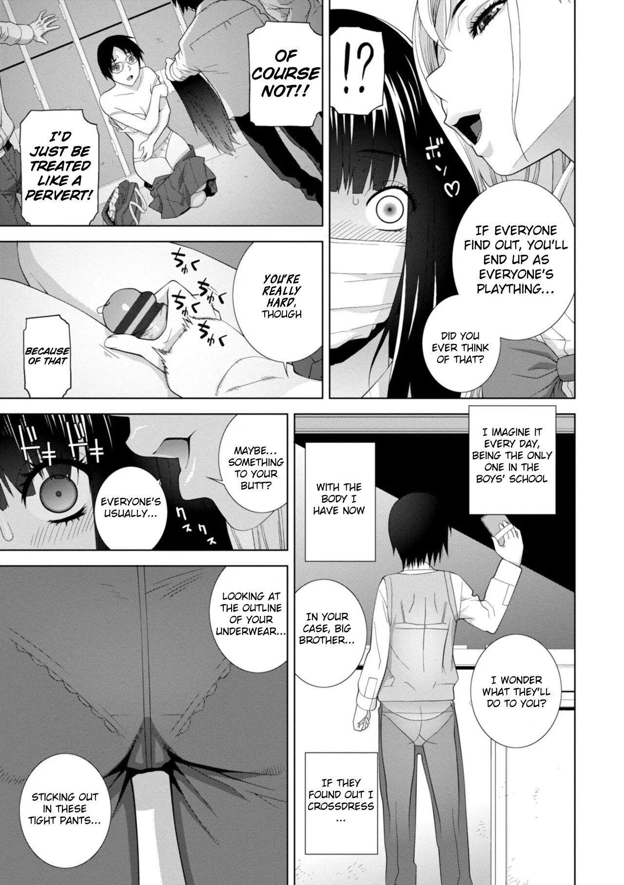 Forced into Cross-Dressing by My Younger Sister page 10 original parody - rough translation femdom hentai manga - read online free