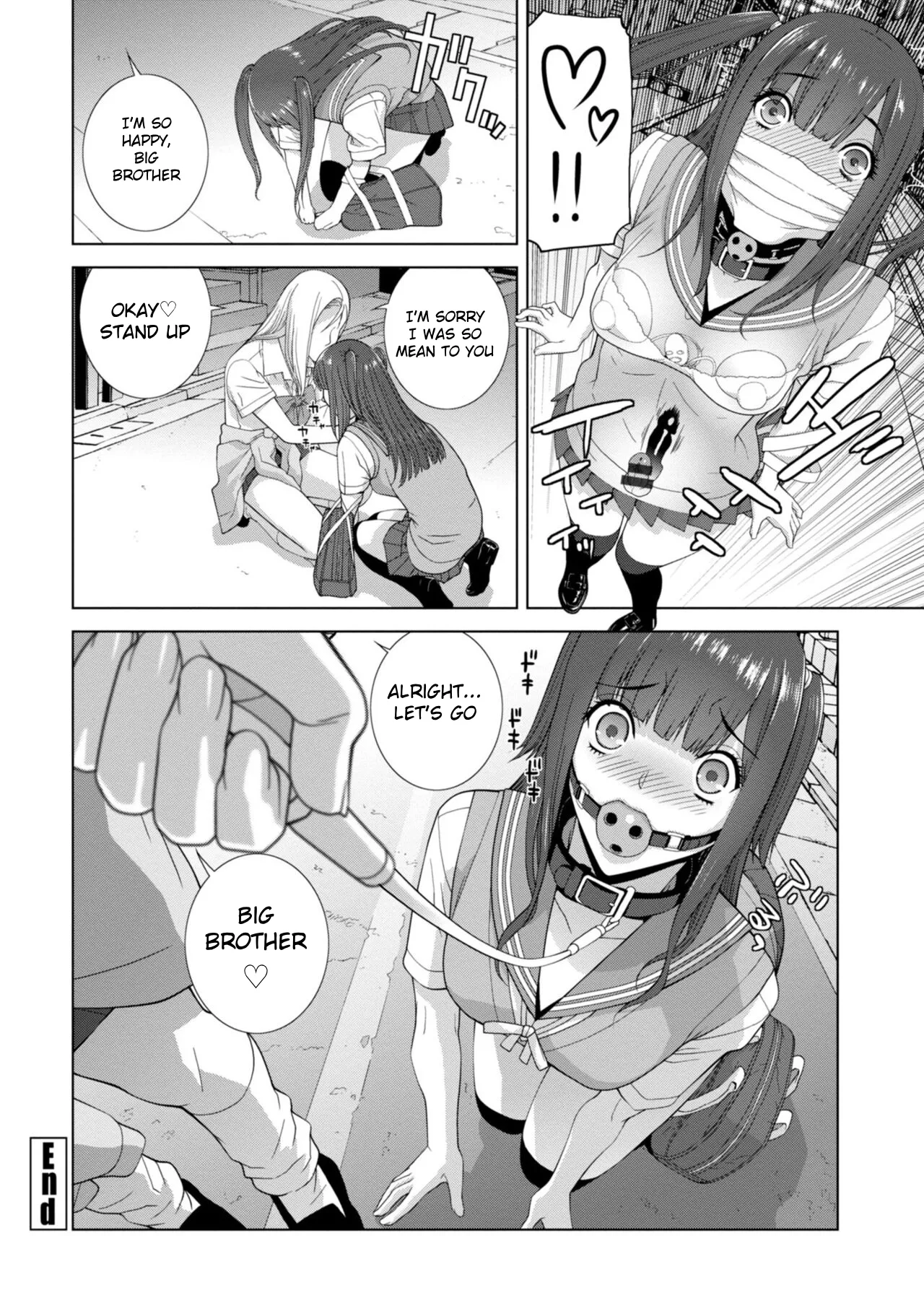 Forced into Cross-Dressing by My Younger Sister page 61 original parody - rough translation femdom hentai manga - read online free