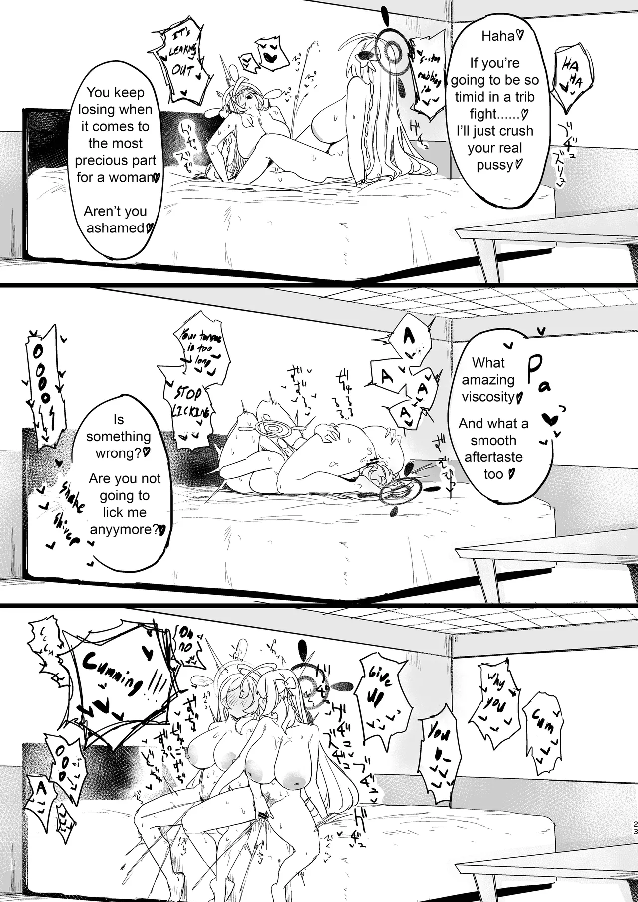 Kare Ido no Soko ni te Utsuru Mono | Reflected at the bottom of a well page 24 featuring hanako urawa blue archive parody - big areolae hairy hentai manga - read online free