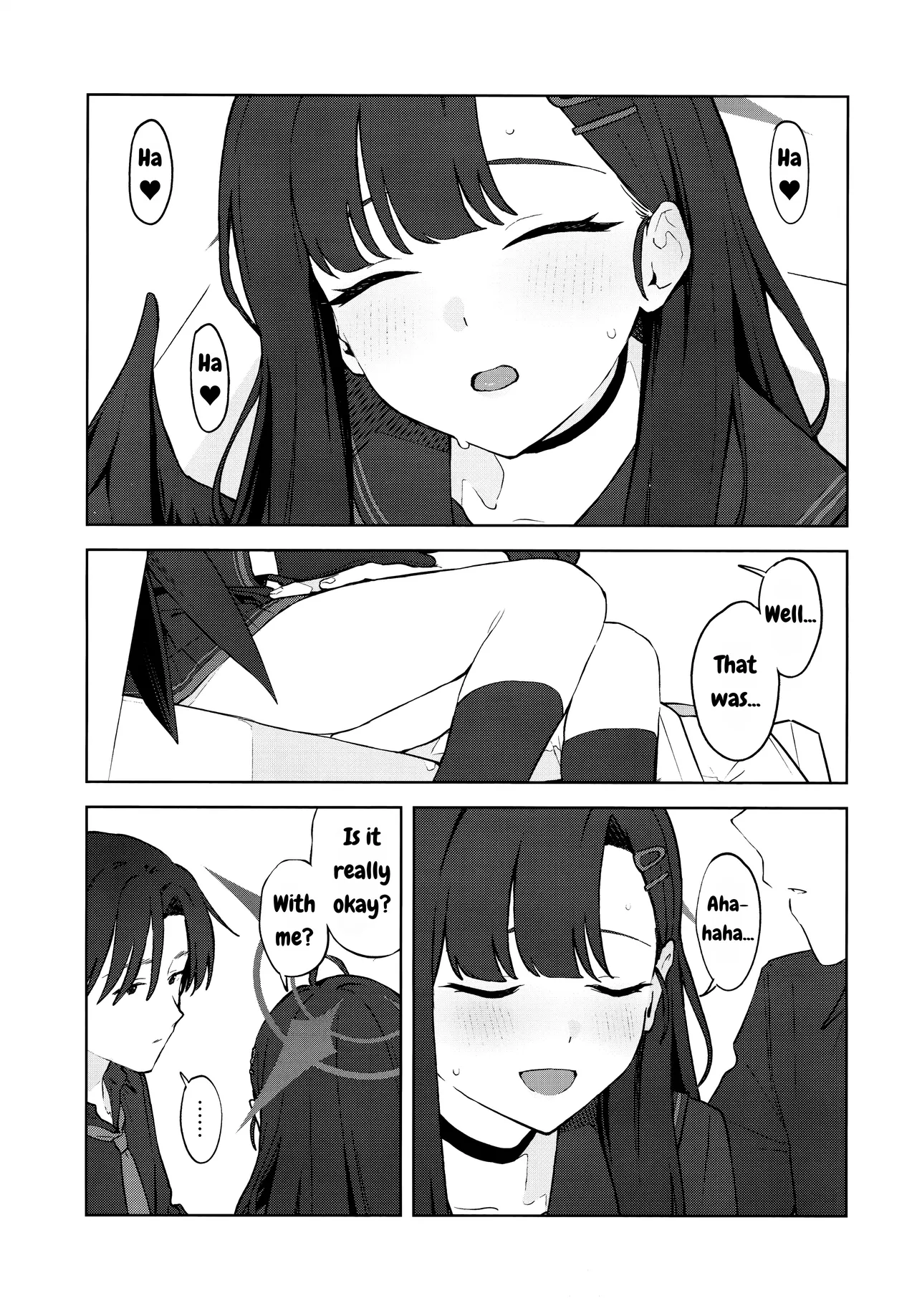 Sukissu! | I love you! page 20 featuring sensei blue archive parody - sole female sole male hentai manga - read online free