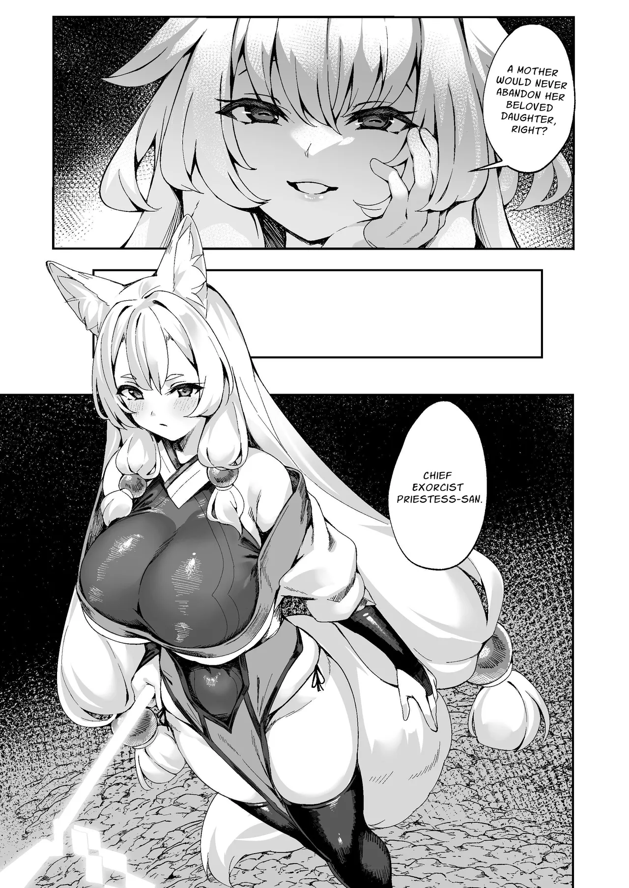 Taima Miko Kanna Futanari Sakusei Haiboku Hen | Exorcist Priestess Kanna: Futanari Defeated by Forced Ejaculation page 26 original parody - gloves big breasts hentai manga - read online free