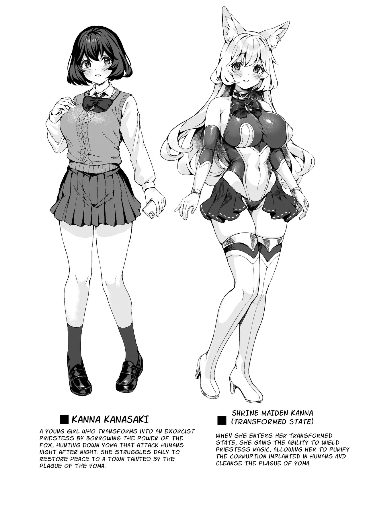 Taima Miko Kanna Futanari Sakusei Haiboku Hen | Exorcist Priestess Kanna: Futanari Defeated by Forced Ejaculation page 27 original parody - gloves big breasts hentai manga - read online free