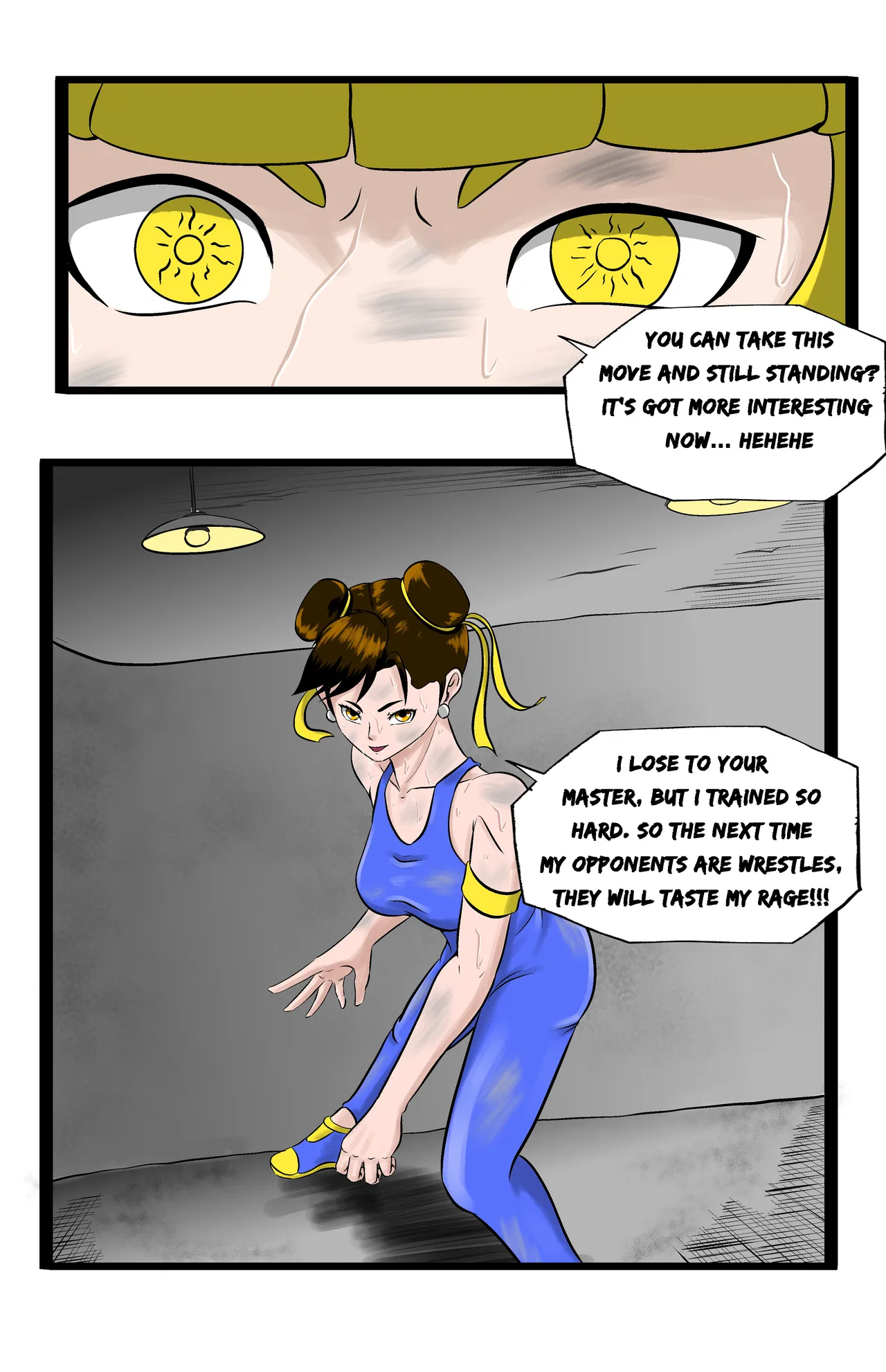 Infiltration page 136 featuring benikage - ryona wrestling hentai manga - read online free