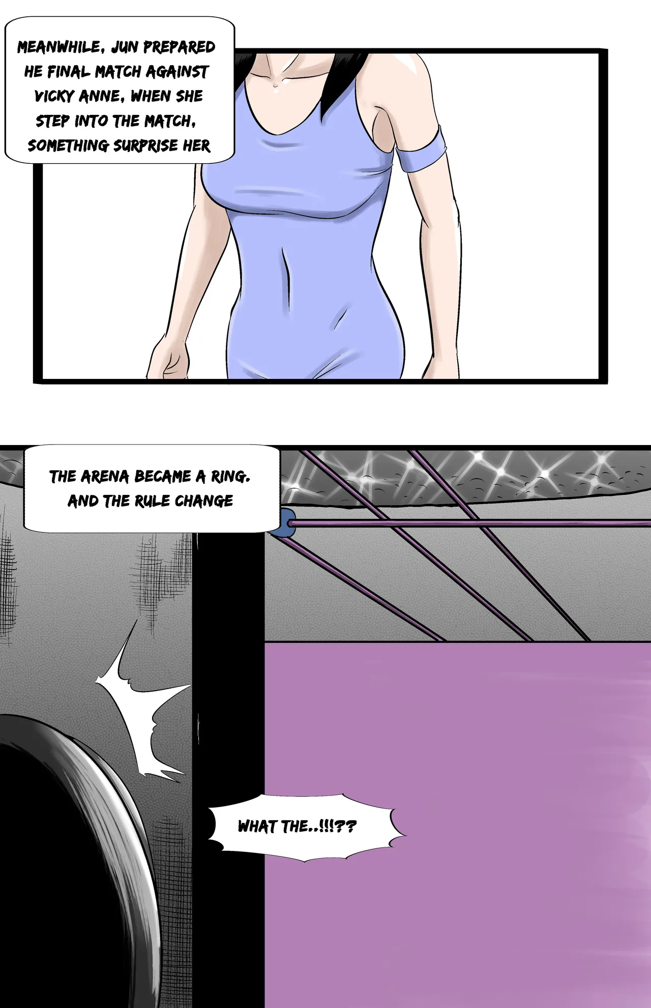Infiltration page 138 featuring benikage - ryona wrestling hentai manga - read online free