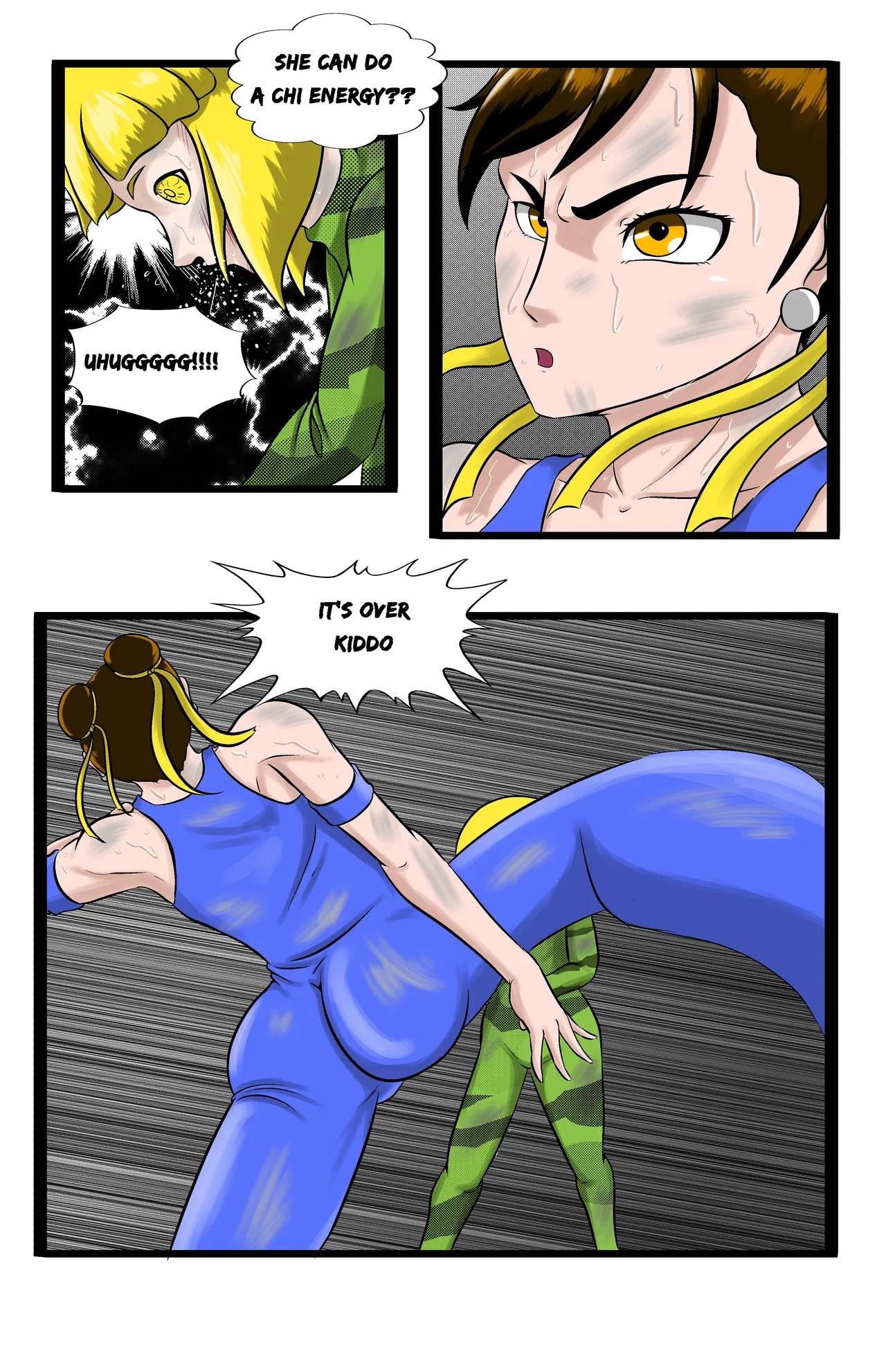 Infiltration page 143 featuring benikage - ryona wrestling hentai manga - read online free