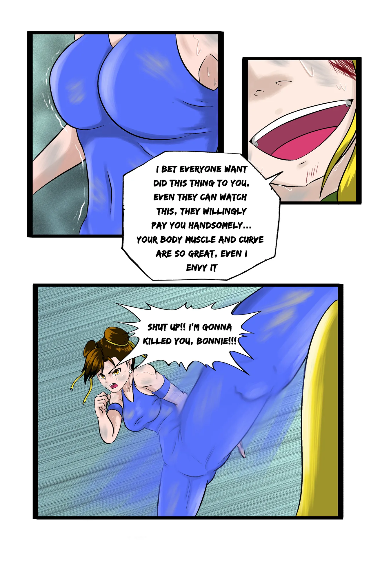 Infiltration page 159 featuring chun-li - kunoichi ryona hentai manga - read online free
