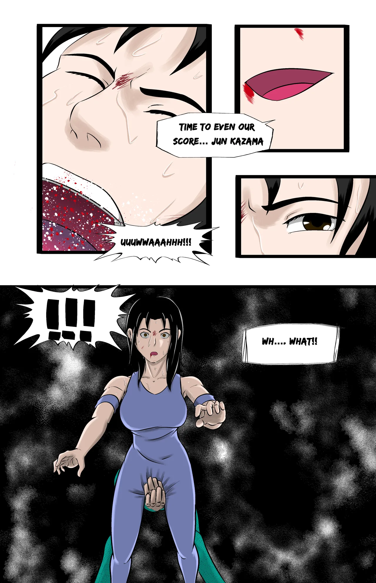 Infiltration page 172 featuring benikage - ryona wrestling hentai manga - read online free