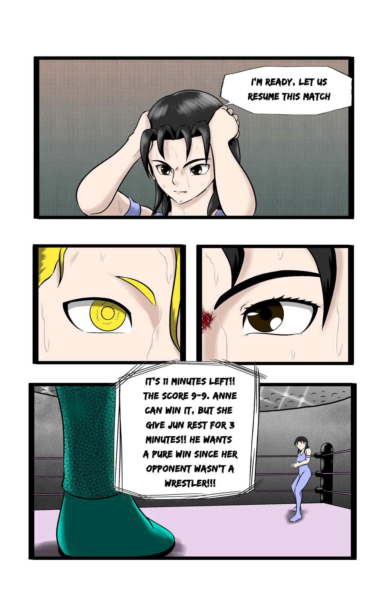 Infiltration page 179 featuring benikage - ryona wrestling hentai manga - read online free