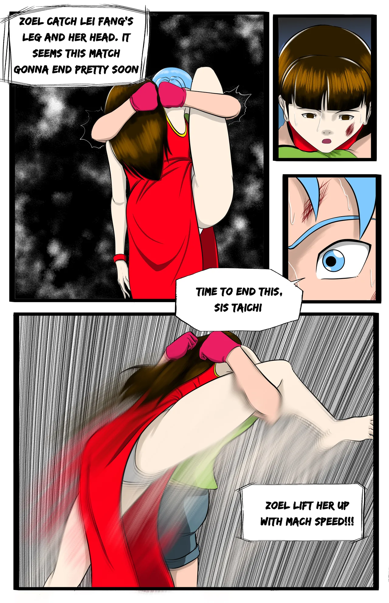 Infiltration page 20 featuring benikage - ryona wrestling hentai manga - read online free