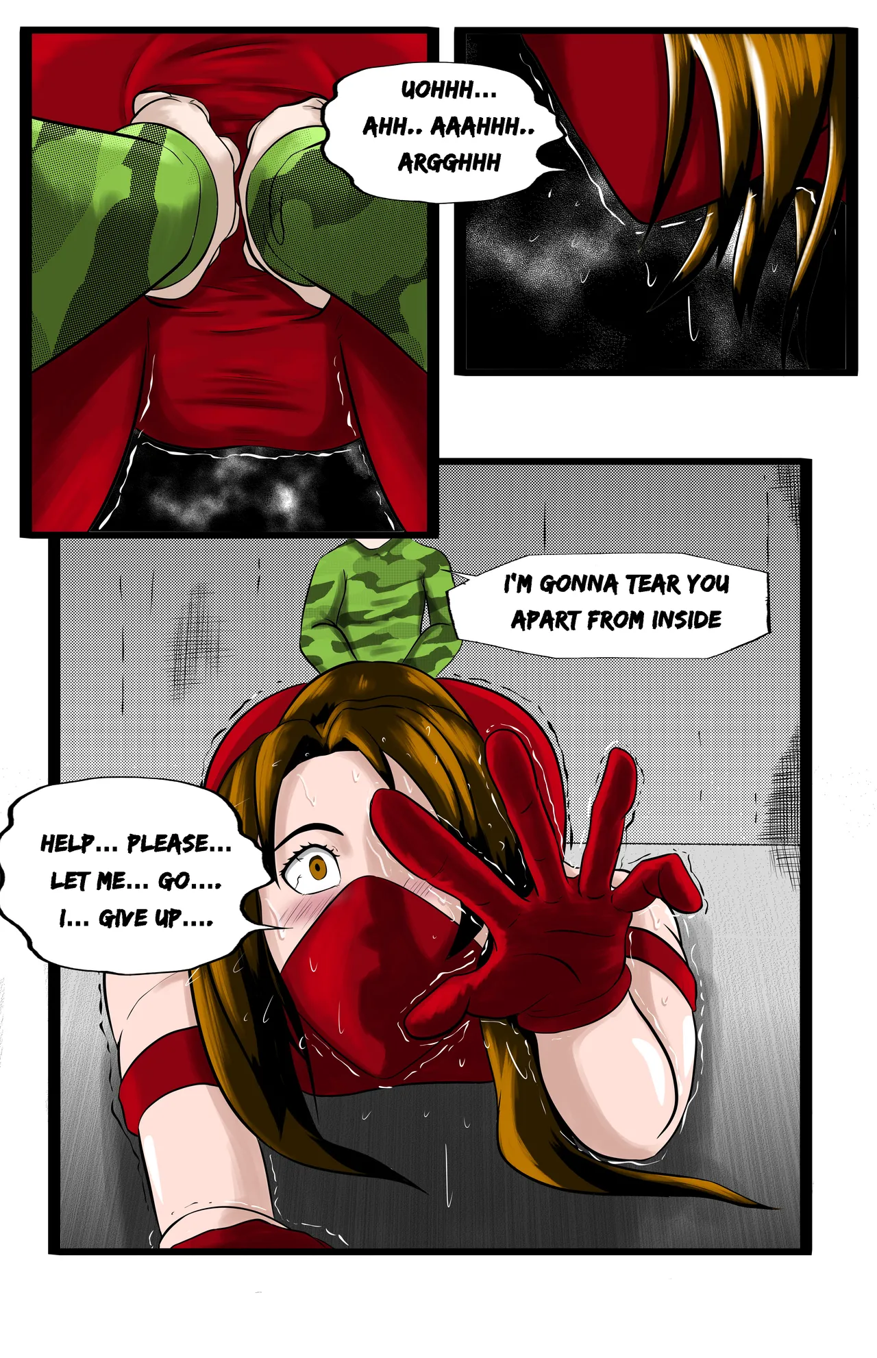 Infiltration page 61 featuring chun-li - kunoichi ryona hentai manga - read online free