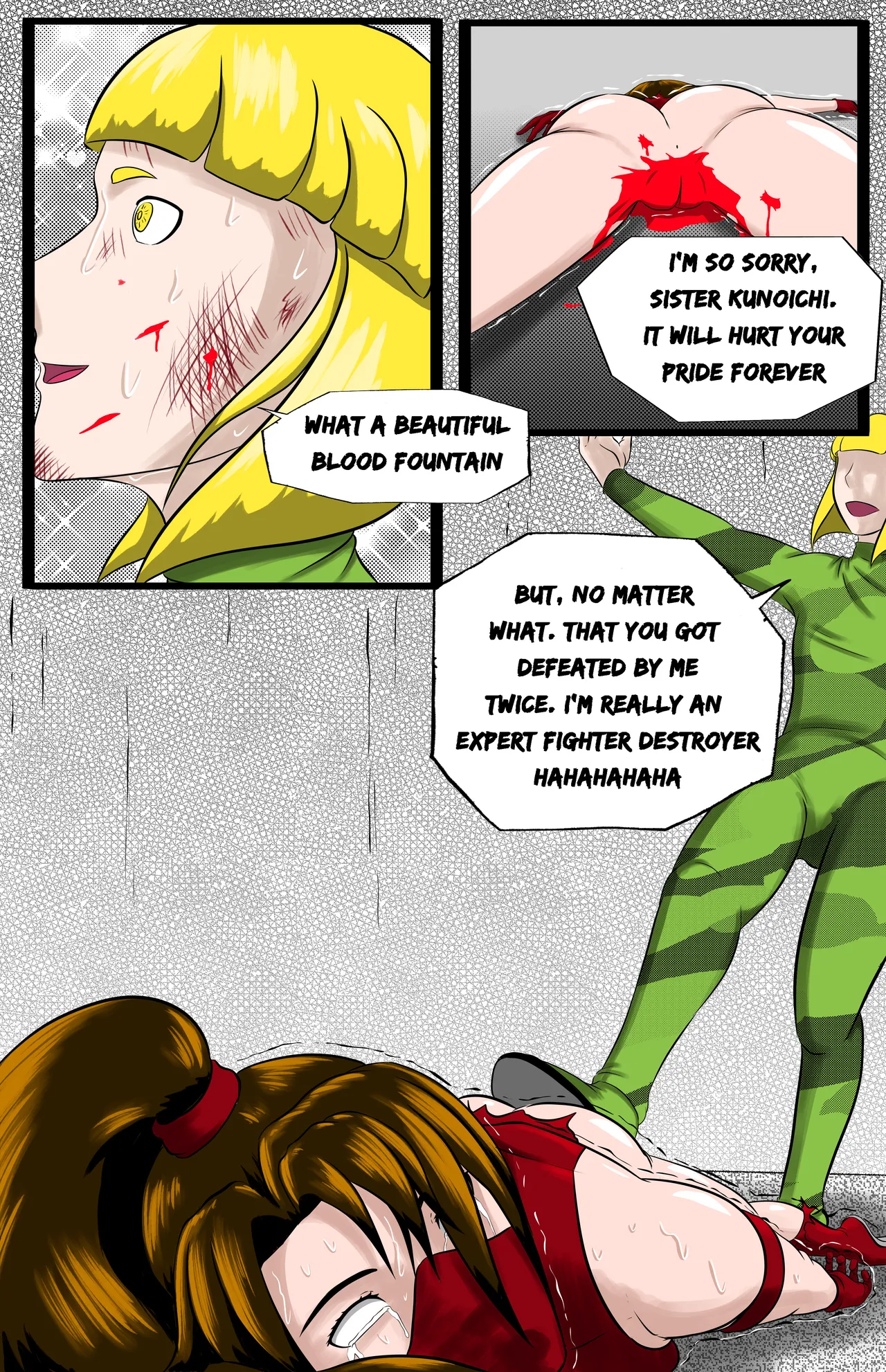 Infiltration page 64 featuring chun-li - kunoichi ryona hentai manga - read online free