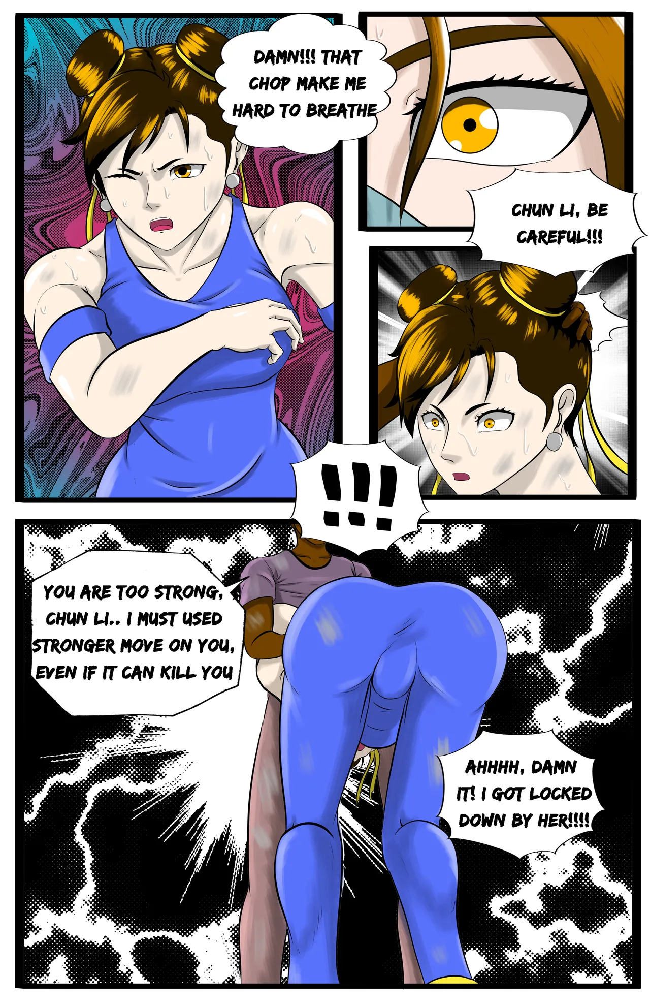 Infiltration page 68 featuring benikage - ryona wrestling hentai manga - read online free