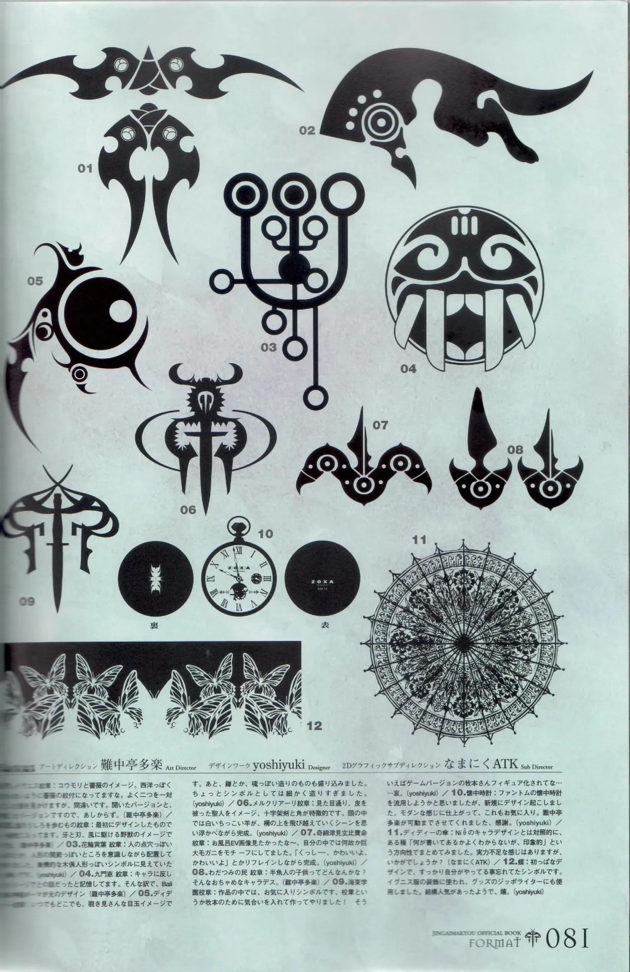 Hyakka Emaki: Jingai Makyo Official Guidebook page 81 - mosaic censorship artbook hentai manga - read online free